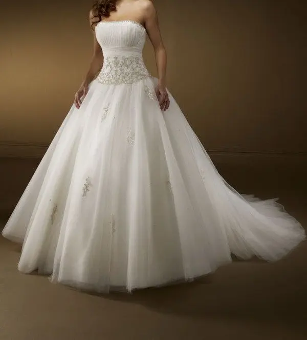 New free shipping K0378 A-line Embroidery wedding dress style Sexy Bride Wedding Dresses/Evening Dress/prom gown/wedding gown | Свадьбы и