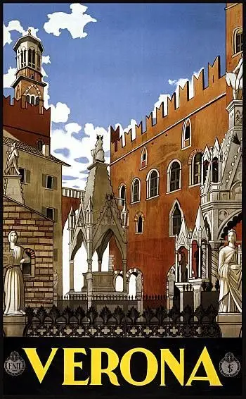 Элементы Sun Art Travel Italy Landscape винтажный Ретро Крафт-холст постер DIY настенные