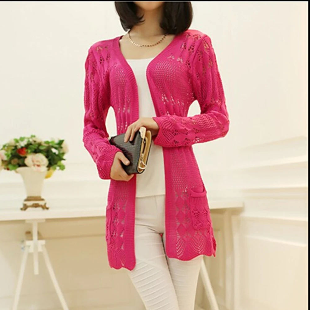 2016 женщин летняя бикини пляж широкий вязать свитер нерегулярные внешние