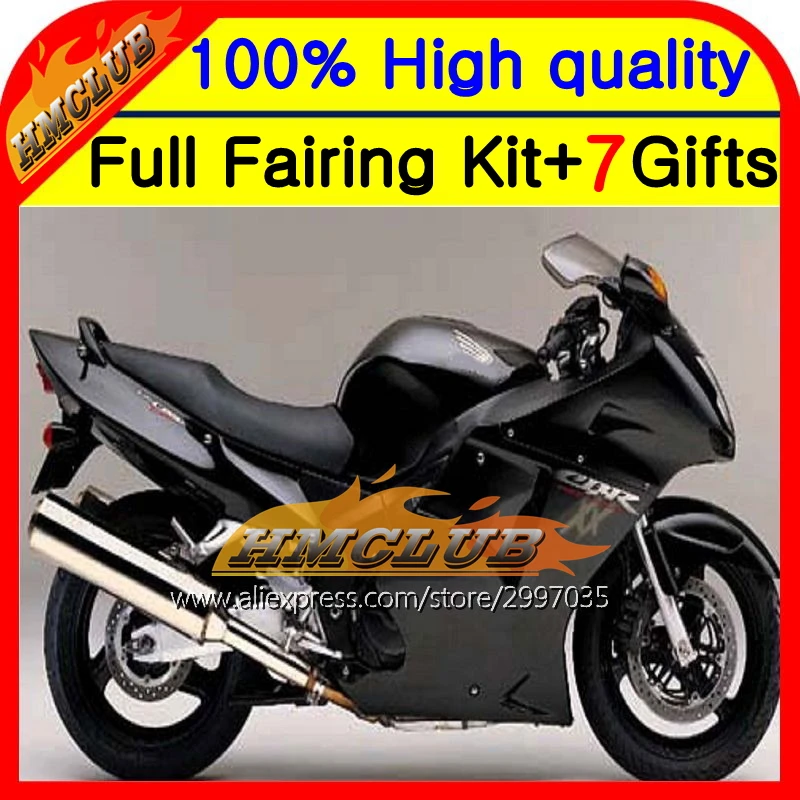 

Обтекатель корпуса для HONDA CBR1100XX 96-07 CBR1100 XX 96 97 98 99 00 01 42HM32 CBR 1100XX 02 03 04 05 06 07 1100 XX плоский черный