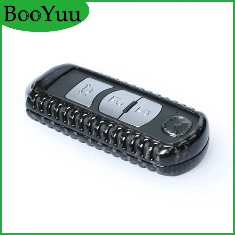 BooYuu Carbon Fiber Car key shell Case Cover For Mazda 3 Axela 6 Atenza CX-4 CX4 CX-5 CX5 MX-5 MX5 CX-7 CX7 CX-9 CX9 | Автомобили и