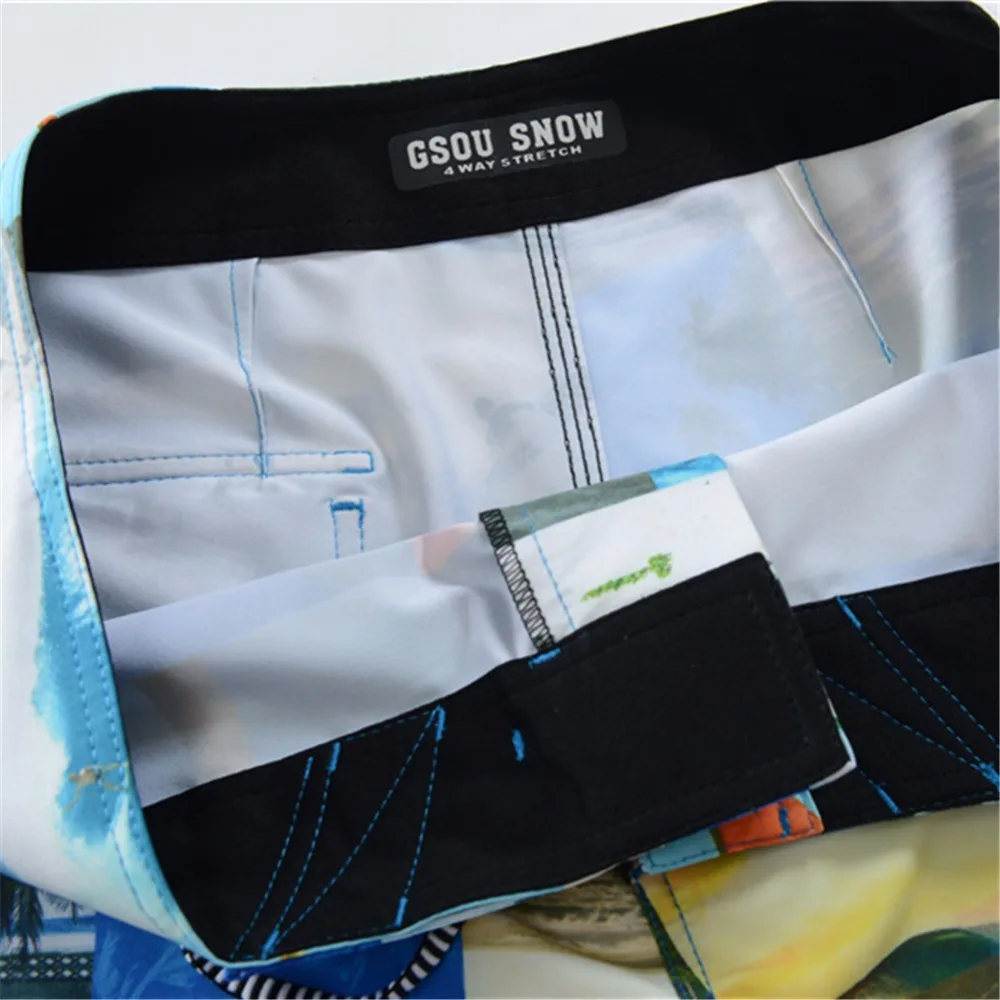 Мужские пляжные шорты Gsou летние для бега фитнеса серфинга | Спорт и развлечения