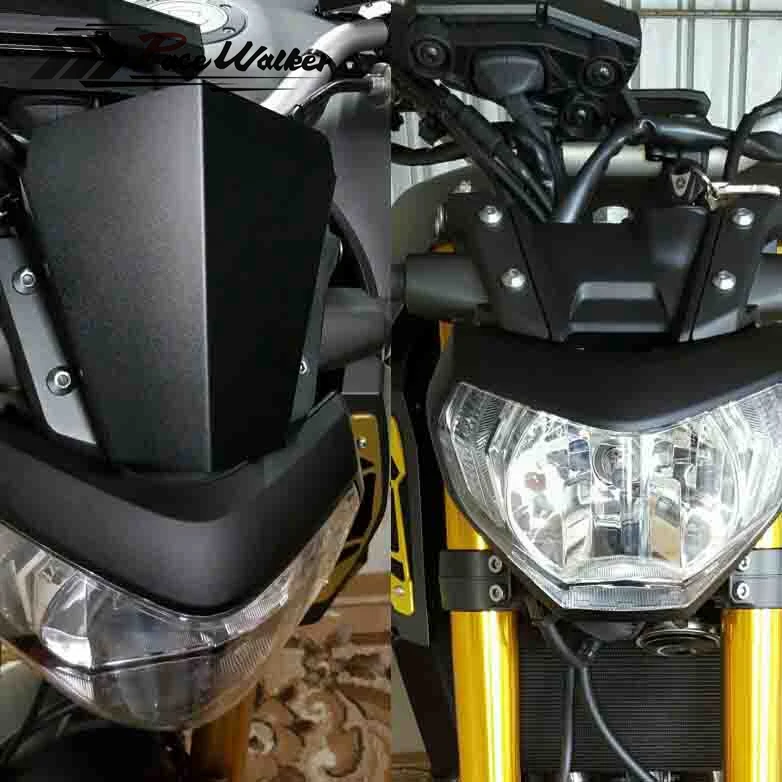 MT 09 мотоцикл лобовое стекло Ветер экрана для Yamaha MT09 FZ 2014 2015 2016 алюминий|Козырьки