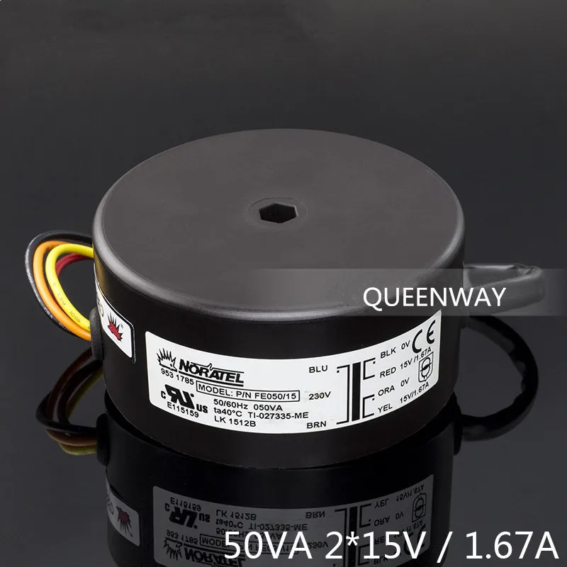 T 014 2*15v 50w 1.67a Новый Noratel запечатывания тороидальный трансформатор 50va основной