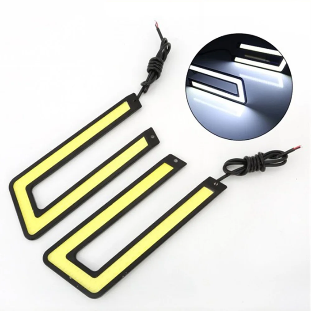 Дневные ходовые огни 2 шт. дневные Автомобильные светодиодные передние