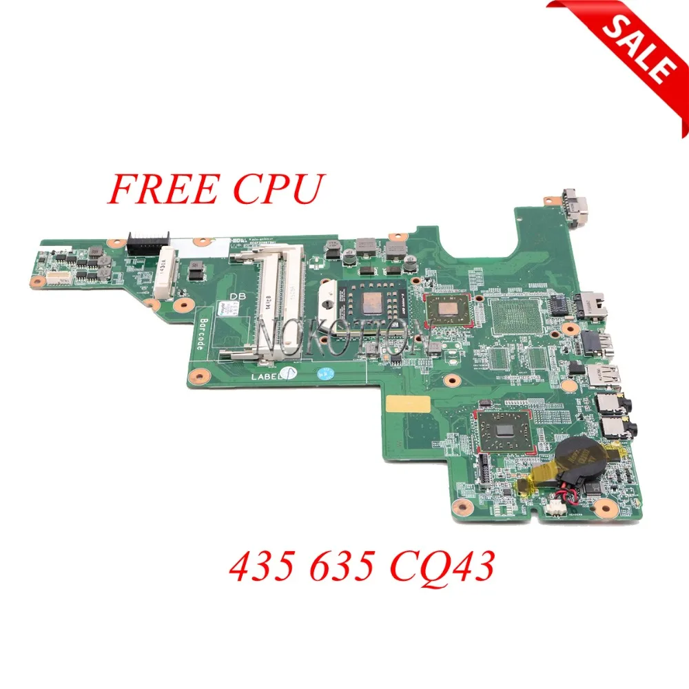 Материнская плата NOKOTION 646982 001 для ноутбука HP Compaq 435 635 CQ43 HD4200 DDR3 материнская