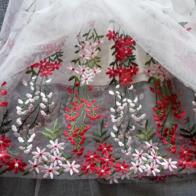 Женское кружевное платье с тонкой сеткой SEDUTMO весеннее длинное туника на тонких