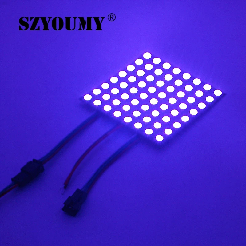 SZYOUMY 8x8 16x16 8x32 пикселей SK6812 WS2812B индивидуально Адресуемая цифровая Гибкая