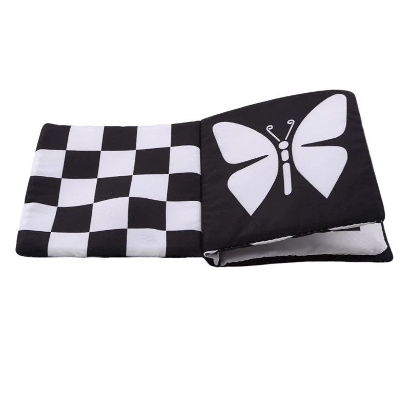 Лучший новая детская красочная мягкая ткань книга для младенцев обучающая