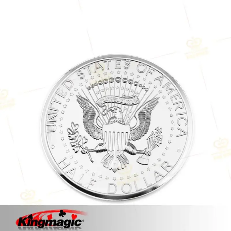 Праздничные продажи большая монета (половина доллара) серебряный цвет 3