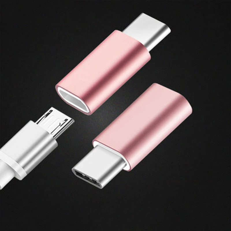 Портативный мини кабель CatXaa Type c папа Micro USB мама C OTG адаптер для зарядного