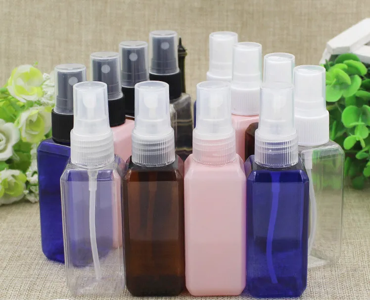 

10/20pcs 50ml colourful Plastic Portable Perfume Spray Bottle Empty Perfume Bottles Refillable Mist Pump Perfume Atomizer Travel