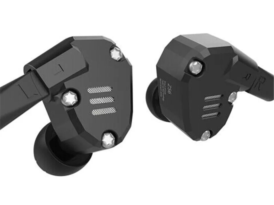 KZ ZS6 2 сбалансированные арматурные + динамических драйвера 2-контактные 0 75 мм