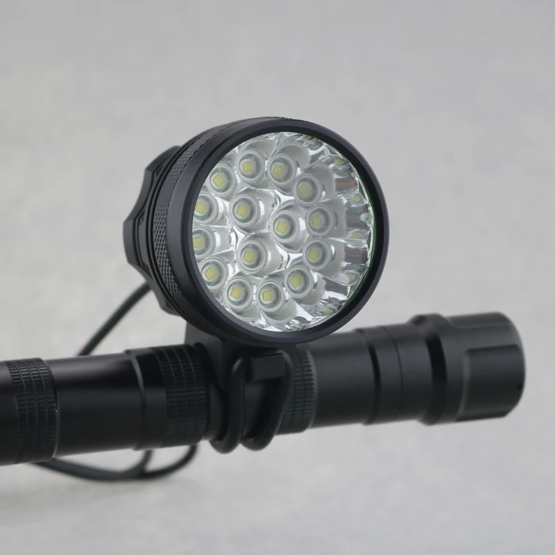 Перезаряжаемые 15T6 25000 люмен велосипед светильник фары 15xcree XML T6 светодиодный