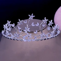 high quality cubic zirconia headband tiaras and crowns bridal hair accessoies wedding party tiaras wholesale price h 031