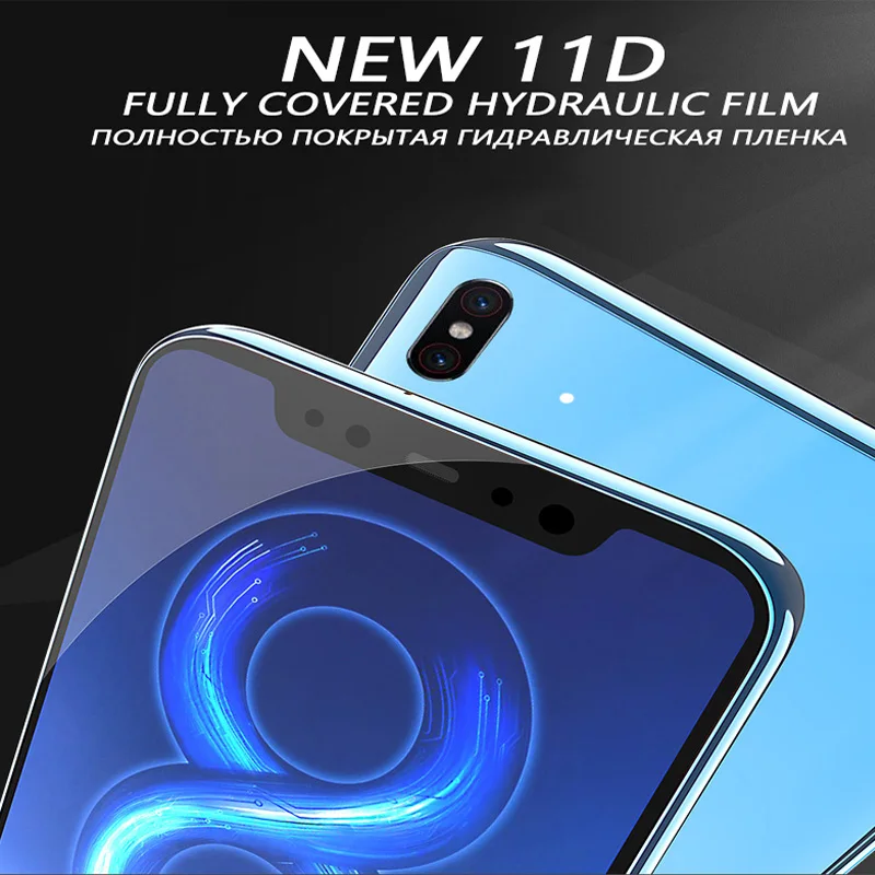 11D изогнутая мягкая Гидрогелевая защита экрана пленка для Xiaomi Mi 9 SE 8 Pro A1 A2 Lite 5X 6X