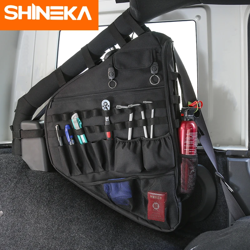 SHINEKA, тканевая сумка для Jeep Wrangler JL, холщовая Боковая дверь, анти-рулон, сумка для хранения для Jeep Wrangler JL