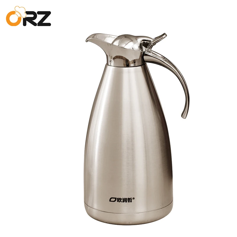 ORZ 304 нержавеющая сталь 2L термос изолированные вакуумные FlaskCoffee чашки для