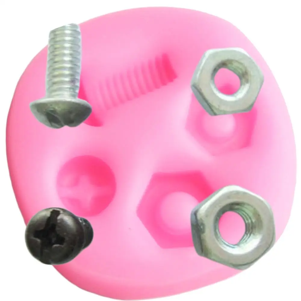Промышленное оборудование силиконовая форма винтовая гайка в стиле стимпанк