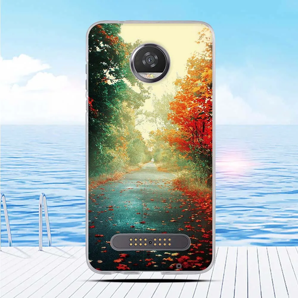 Cartoon 3D Relief Printing Pattern Back Cover TPU Soft Silicone Case Coque Capa Funda For Motorola Moto Z2 Play Z (2nd Gen) | Мобильные