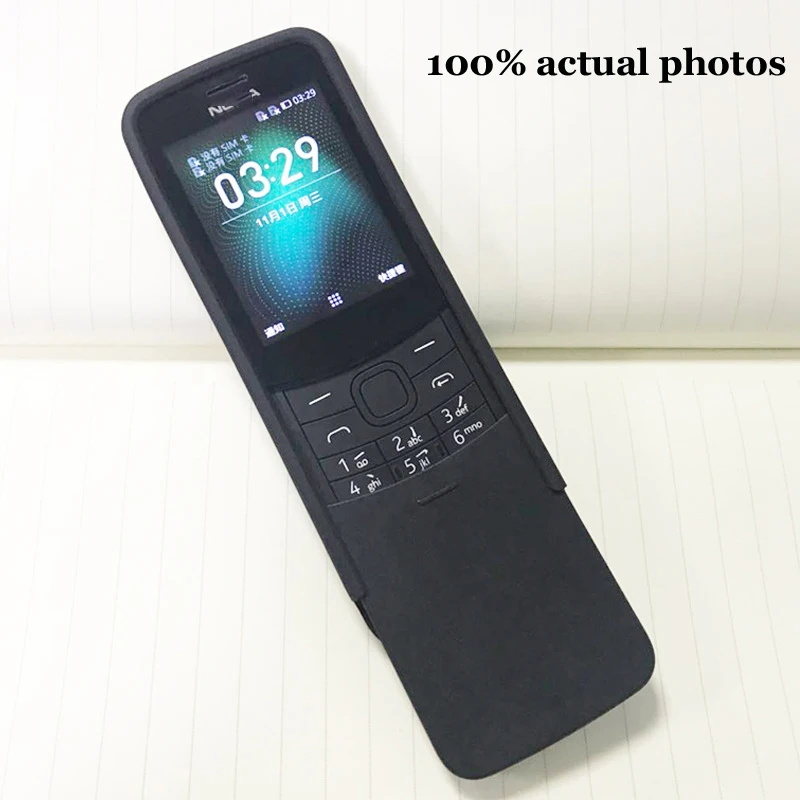 Для Nokia 8110 чехол ультра тонкий силиконовый мягкий чехол для Nokia 8110 4G узорчатые телефонные чехлы для Nokia TA-1059 coque 2,4"