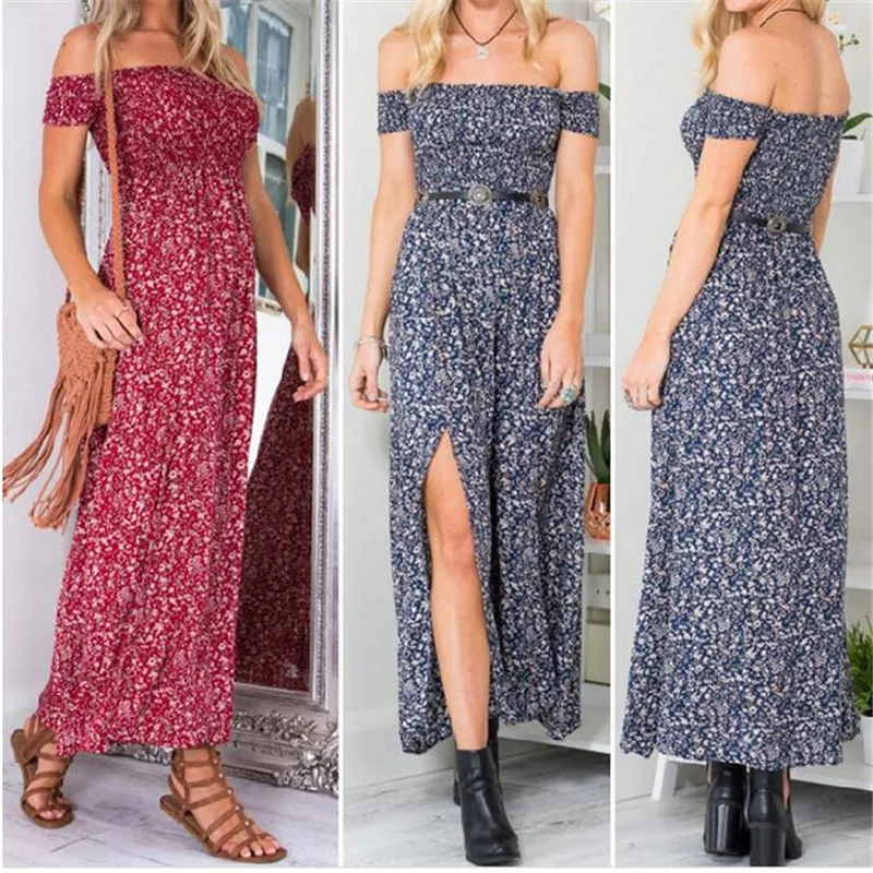 В богемном стиле летнее женское платье 2018 Лидер продаж AIDAYOU сексуальная Fit and Flare