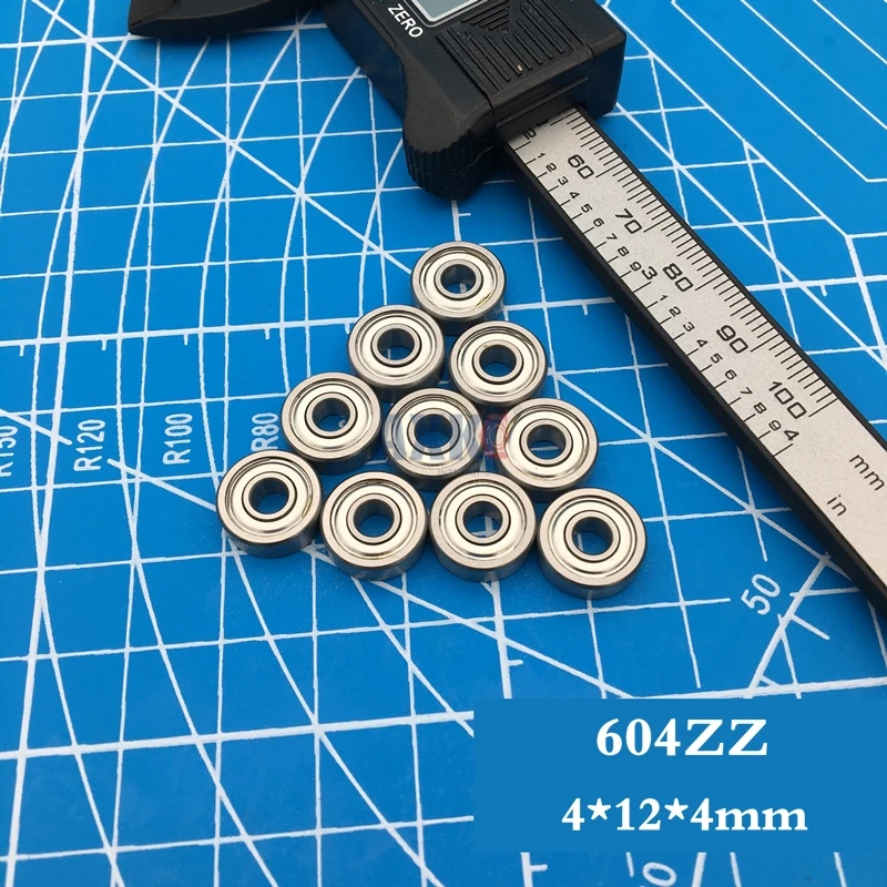 AXK 604ZZ 604z 604 4*12*4 мм 1000 шт. Миниатюрный подшипник 604zz 2021 Новое поступление обуви Usded