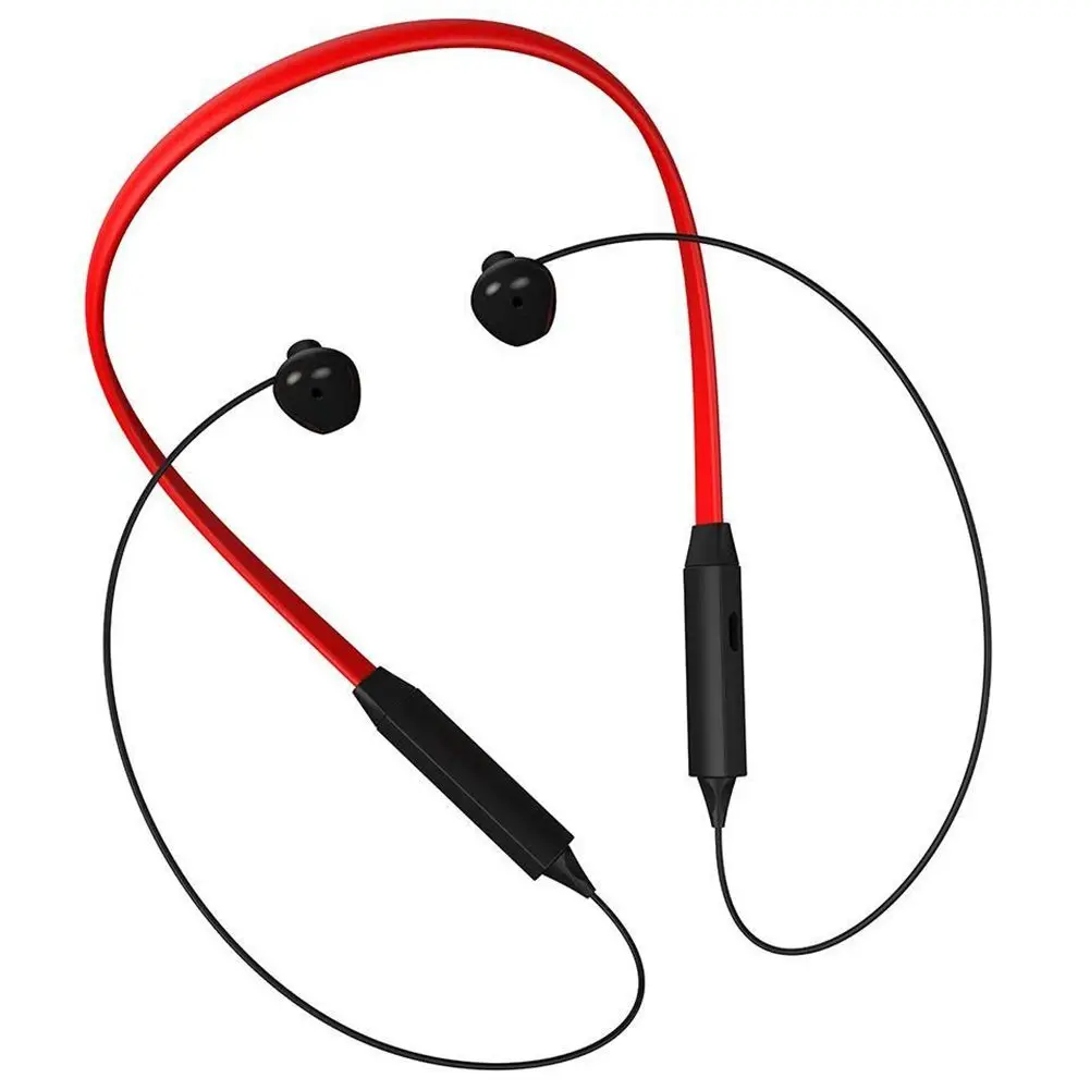 HBQ ix Portable Neckband Bluetooth 4.2 Stereo Headset Hands-free Dust-proof Sports Running Earphone Headphone(Red+Black) | Электроника