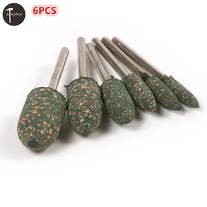 6 шт.компл. 4 мм, 5 мм, 6 мм, 8 мм, 10 мм, 12 мм губка из кунжута, шлифовальная насадка для полировки, инструменты для удаления металлической ржавчины