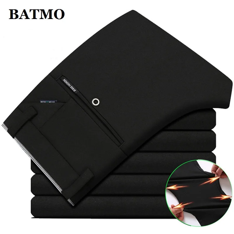 Мужские брюки карандаш BATMO повседневные облегающие mne's slim большие размеры 28 40