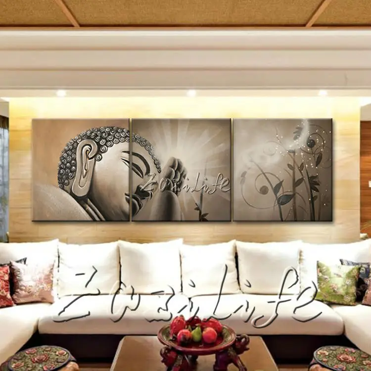 Будда картина Дзен холст стены искусства современный абстрактная живопись