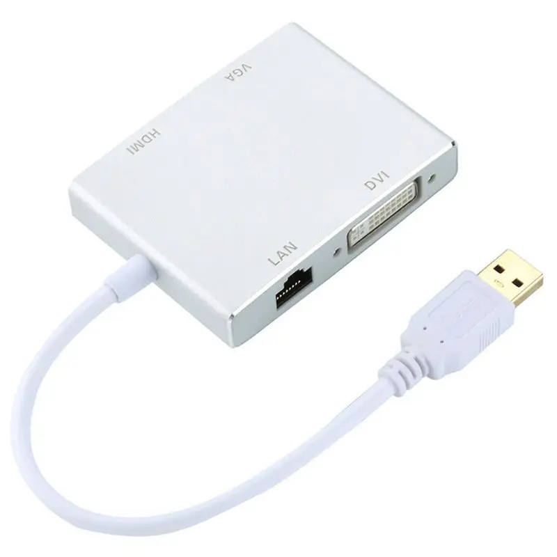 USB 3 0 к HDMI/DVI I/VGA адаптер мульти порт видео дисплей конвертер 1080p HD US|Адаптеры Type-C| |
