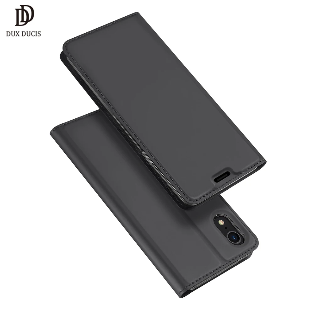Роскошный силиконовый чехол-книжка DUX DUCIS для iPhone XS Max чехол-бумажник Apple X XR 6 6S 7 8 Plus