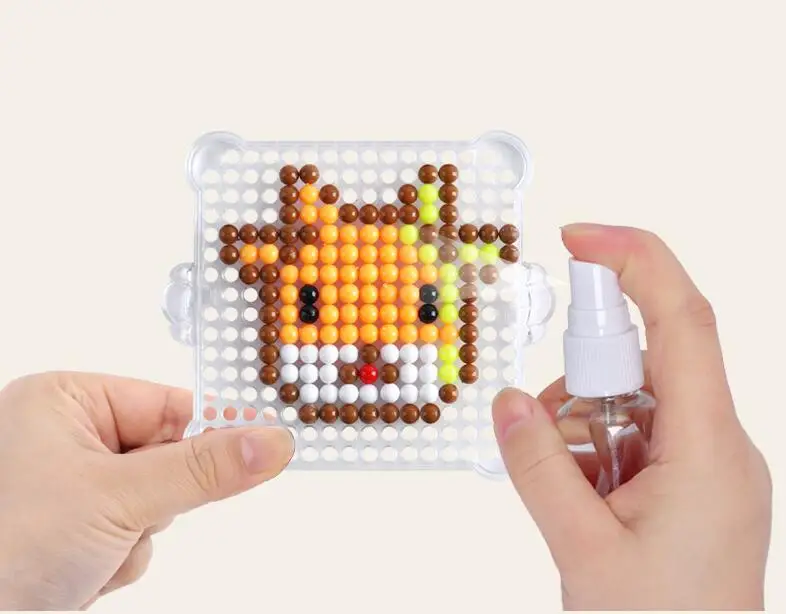 500 шт./компл. 30 Цвета 5 мм распыления воды Aqua Perler Magic Бусины развивающие 3D Пазлы аксессуары для детских игрушек