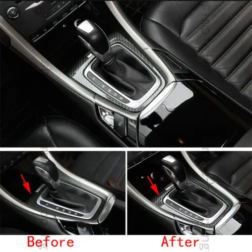 Крышка переключения передач из углеродного волокна для Ford Fusion Mondeo 13 15|for ford fusion|trim