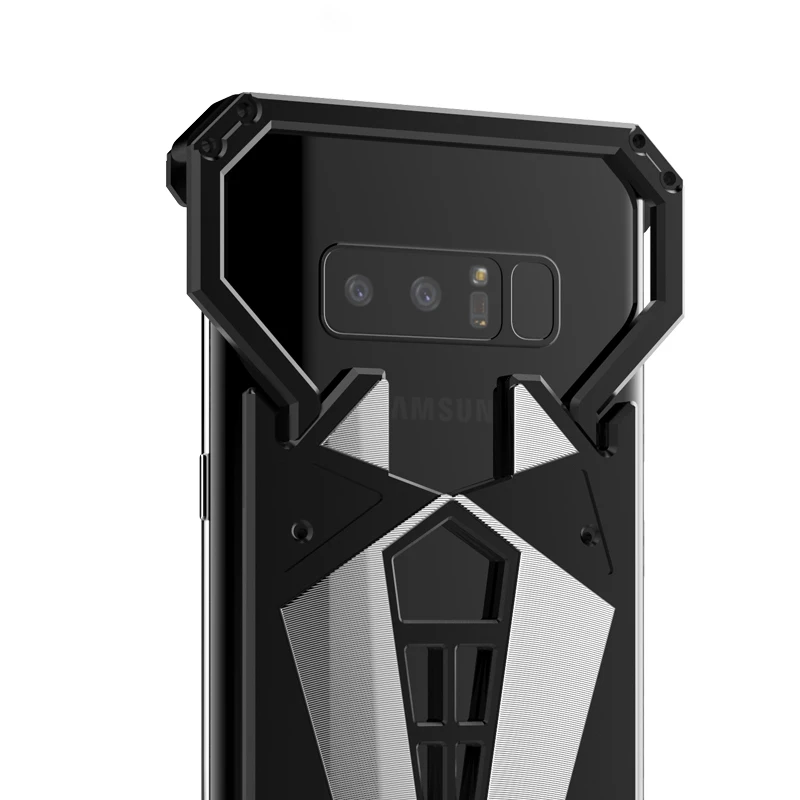 R-JUST For Samsung Galaxy Note8 Aluminum Metal Bumper Shockproof Case S9 Plus Mobile Phone Cover | Мобильные телефоны и