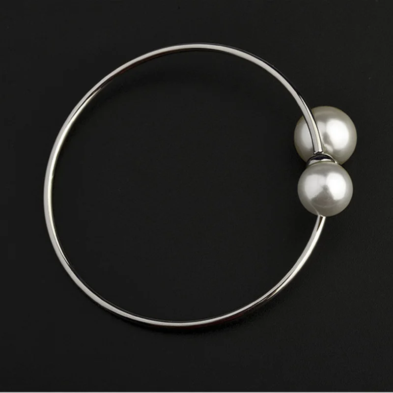 Классический Личность Модные женские туфли жемчужный браслет Открытие