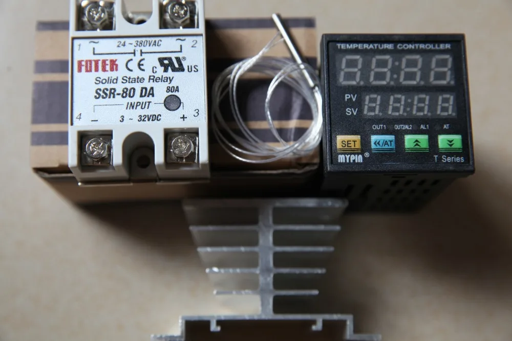 Цифровой ПИД регулятор температуры F/C фоторегулятор (1 выход ssr 1 релейный сигнал
