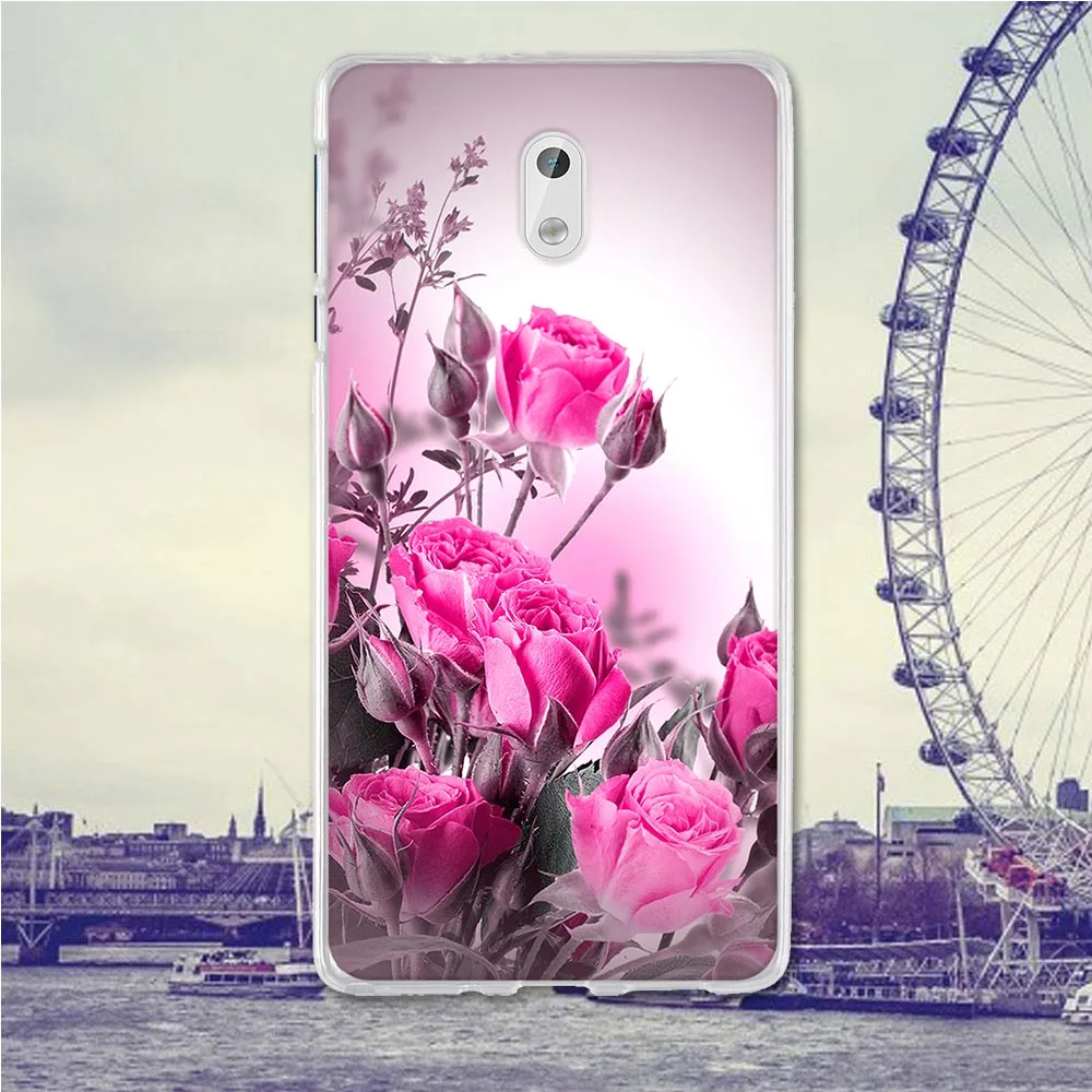 Чехол для Nokia 3 задняя крышка Nokia3 чехлы мягкая силиконовая сумка телефона Модный