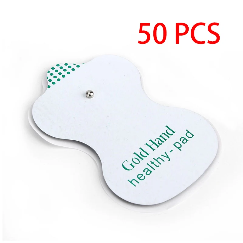 Electrode Pads 50pc 20/50/100/200 шт электродными пластинами для цифровой электронный массаж тела ослабления мускулы стимуляции для акупунктурной терапии - Цвет: Electrode Pads 50pc