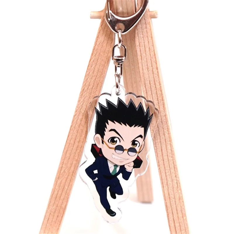 Брелок для ключей HUNTER x из аниме Killua Zoldyck Kurapika двусторонний брелок акриловый