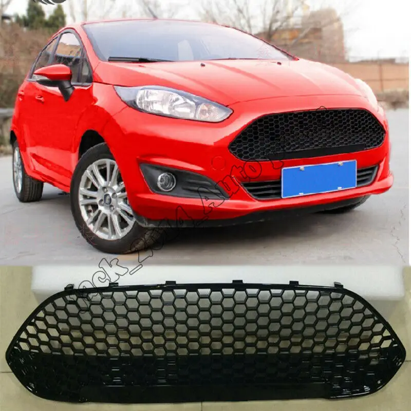 Передняя решетка для Ford Fiesta 2014 2015 2016 черная 1 шт./компл. | Автомобили и мотоциклы