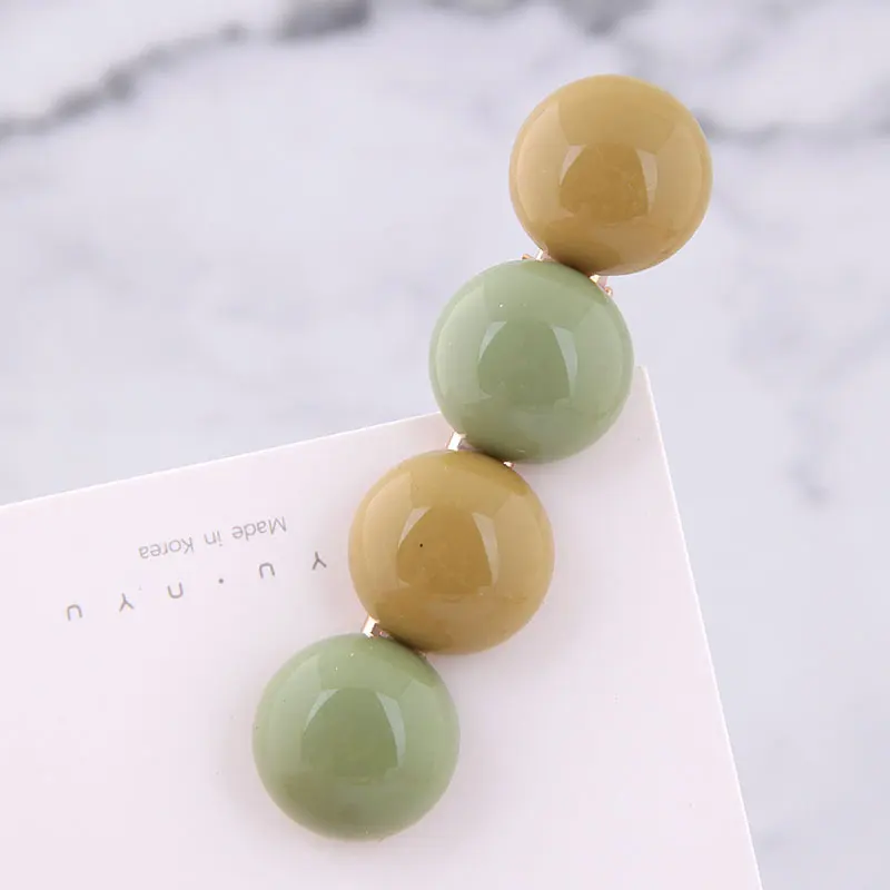 Women Girls hijab pins Side Hair Clip Candy Color Acrylic stone Pins Colored Jewelry | Украшения и аксессуары