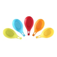 2pcsset kitchen silicone spoon rest small size spoon holder cute spoon stand kitchen tools