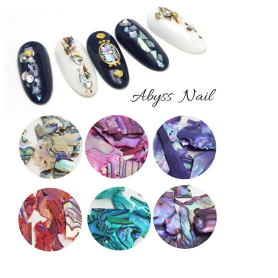 12 Цвет ногтей Книги по искусству украшения нерегулярные основа Бумага Flake Slice