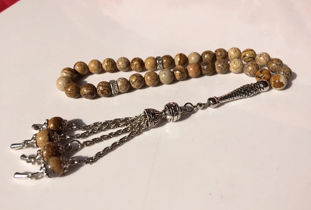 Исламский подарок натуральный камень мусульманские подарки 33 tasbih misbaha tasbeeh masbaha