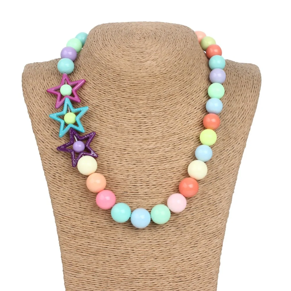 3 шт. жемчужное короткое ожерелье с изображением троллей украшение в виде звезды