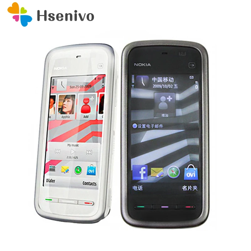Nokia 5230 Восстановленный разблокированный оригинальный телефон GSM WCDMA GPS FM Bluetooth 3 2