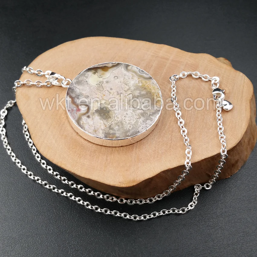 Оптовая продажа мексиканское кружевное ожерелье crazy A gate модное посеребренное