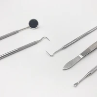 1set dental teeth scraper waxing carving kits dentist lab oral hygiene instruments tools